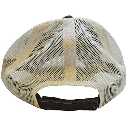 Charcoal Midsouth Shooters Frayed Hat With White Mesh Back