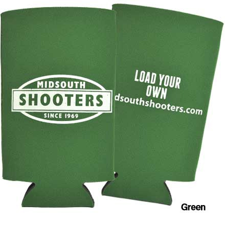 Midsouth Shooters 16oz Tall Boy Single Coozie Green