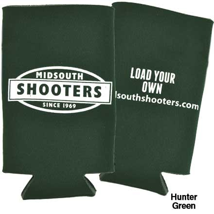 Midsouth Shooters 16oz Tall Boy Single Coozie Hunter Green