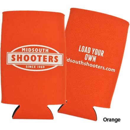 Midsouth Shooters 16oz Tall Boy Single Coozie Orange