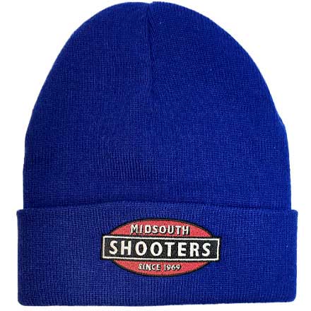 Midsouth Shooters Cuffed Beanie With Flat Stitch Logo Royal Blue