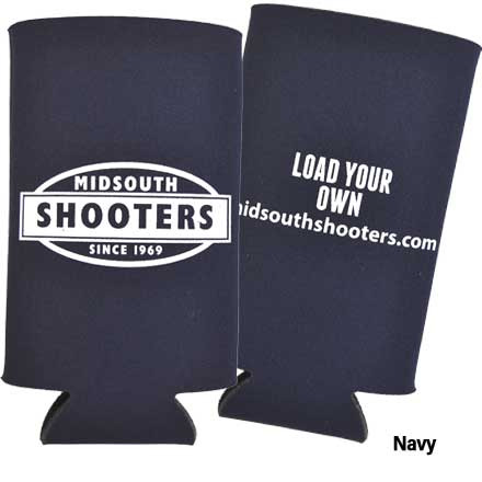 Midsouth Shooters 16oz Tall Boy Single Coozie Navy