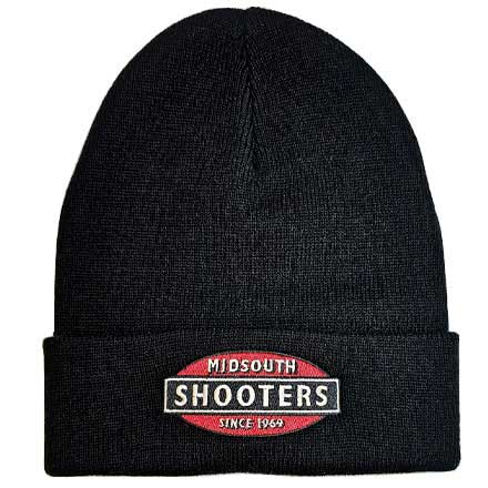 Midsouth Shooters Cuffed Beanie With Flat Stitch Logo Black