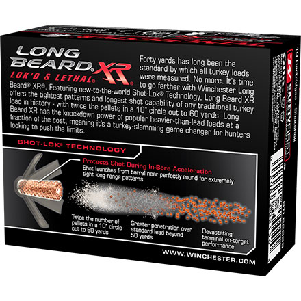 Winchester Long Beard XR 20 Gauge 3" 1-1/4oz #6 Copper Plated Lead Shot 10 Count