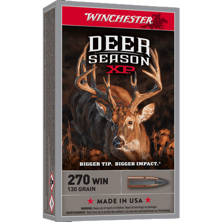 270 Winchester 130 Grain Deer Season XP Lead Free 20 Rounds