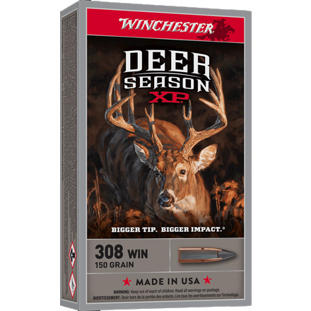 308 Winchester 150 Grain Deer Season XP Extreme Point 20 Rounds
