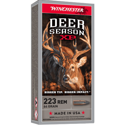 223 Remington 64 Grain Deer Season XP 20 Rounds