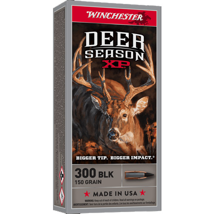 Winchester Deer Season 300 Blackout 150 Grain XP 20 Rounds