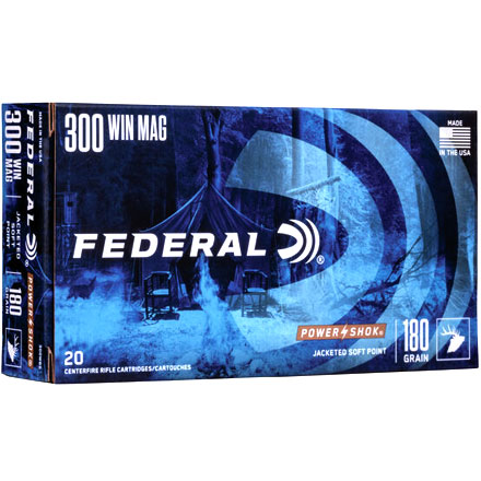 300 Winchester Mag 180 Grain Power-Shok Soft Point 20 Rounds