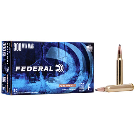300 Winchester Mag 150 Grain Power-Shok Soft Point 20 Rounds