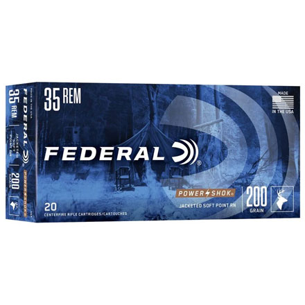 35 Remington 200 Grain Power-Shok Soft Point 20 Rounds