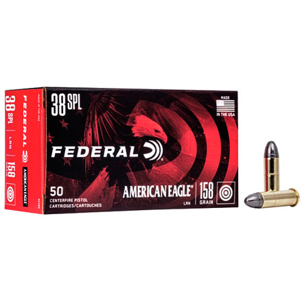 American Eagle 38 Special 158 Grain Round Nose 50 Rounds