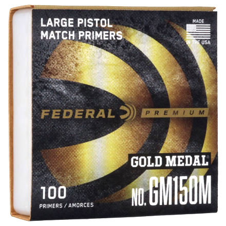 Gold Medal Large Pistol Match Primer #GM150M (1000 Count)