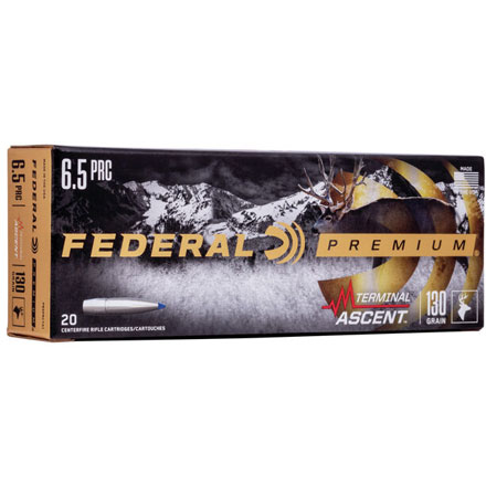 Federal 6.5 PRC 130 Grain Terminal Ascent 20 Rounds