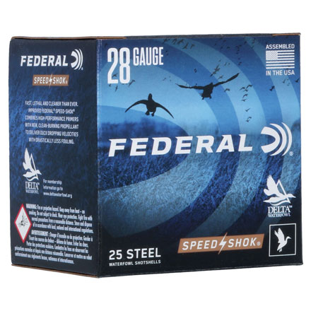Federal Upland Game Load 28 Gauge 2 3/4" 5/8oz #6 Steel 25 Rounds 1350fps