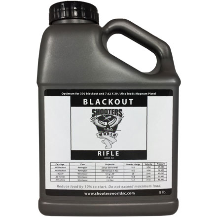 Shooters World Blackout Smokeless Powder 8 Lb By Lovex