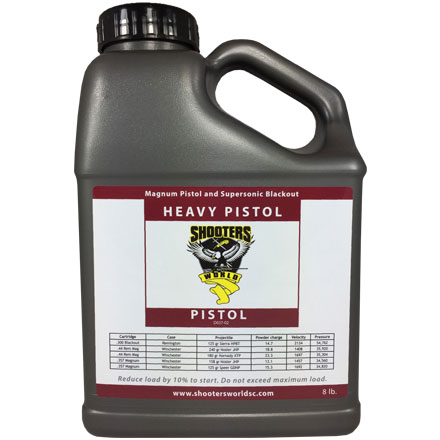 Shooters World Heavy Pistol Smokeless Powder (8 lbs)