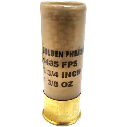 Fiocchi Golden Pheasant 12 Gauge 2-3/4" 1-3/8oz #5 Nickel Plated Shot 1485fps 25 Rounds