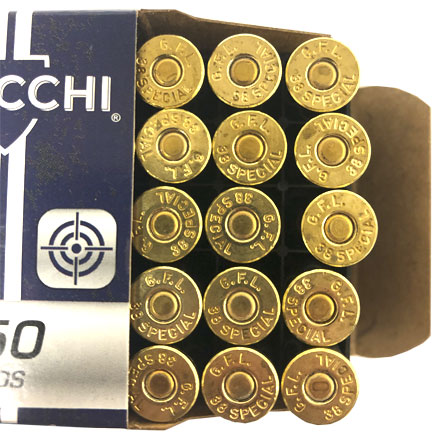 Fiocchi 38 Special 130 Grain Full Metal Jacket 50 Rounds