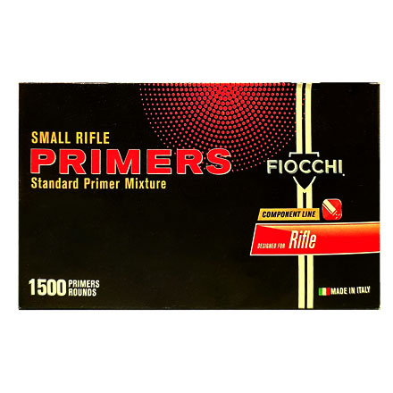 Fiocchi Small Rifle Primers 1500 Count 10 Sleeves Of 150