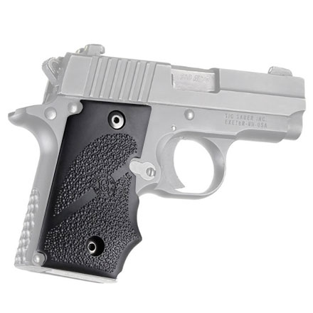 Sig Sauer P238 Rubber Grip With Finger Grooves (Black)