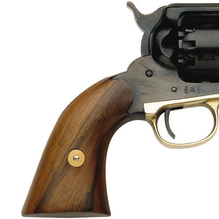 1858 Remington New Army Black Powder Revolver 44 Caliber Blued Steel Frame Walnut Grip 8 Inch Barrel