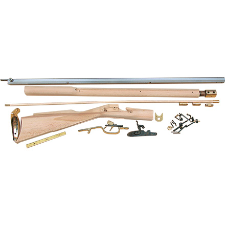 Kentucky Rifle Kit 50 Caliber Percussion 33.5 Inch Octagonal Barrel 1:66 Twist Rate Brass Trigger