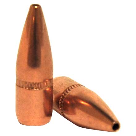22 Caliber .224 Diameter 52 Grain Boat Tail Hollow Point With Cannelure 250 Count