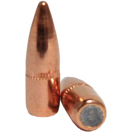 22 Caliber .224 Diameter 55 Grain FMJ Boat Tail With Cannelure 250 Count