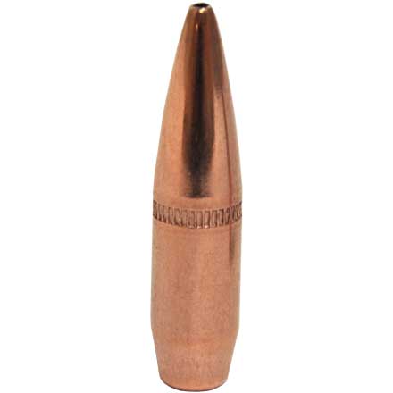 22 Caliber .224 Diameter 68 Grain Boat Tail Hollow Point With Cannelure 250 Count