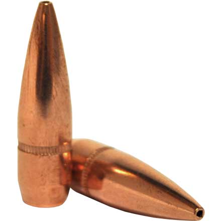 30 Caliber .308 Diameter 155 Grain Boat Tail Hollow Point With Cannelure 250 Count
