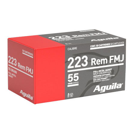 Aguila 223 Remington 55 Grain Full Metal Jacket 50 Rounds