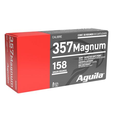 Aguila .357 Mag Semi-Jacketed Soft Point 158 Grain 50 Rounds