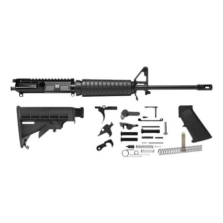AR-15 16 Inch Light Weight Carbine Rifle Kit (Complete Upper, Lower Parts Kit, Buttstock)
