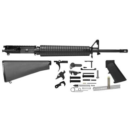AR-15 20 Inch Government Profile Rifle Kit (Complete Upper, Lower Parts Kit, A2 Buttstock)