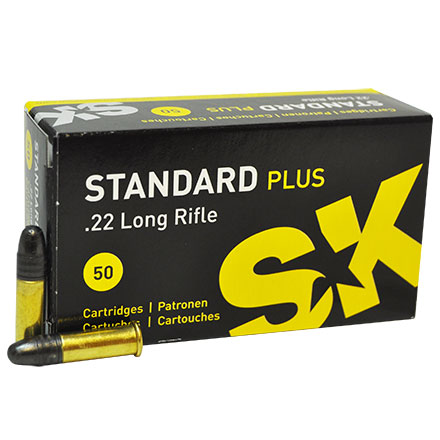 SK Standard Plus 22 Long Rifle 40 Grain Round Nose 50 Round Box
