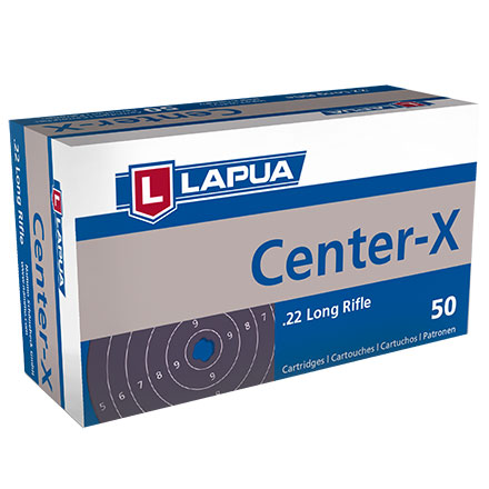 Lapua Center-X 22 LR 40 Grain 50 Round Box