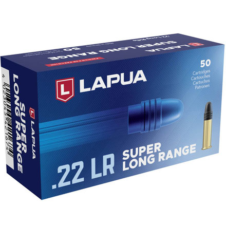 Lapua Super Long Range .22 Long Rifle 40 Grain 50 Rounds
