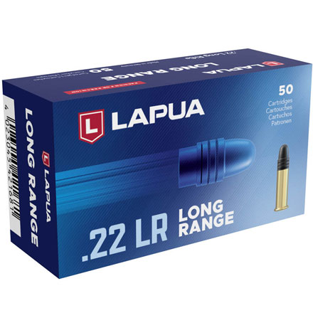 Lapua Long Range .22 Long Rifle 40 Grain 50 Rounds