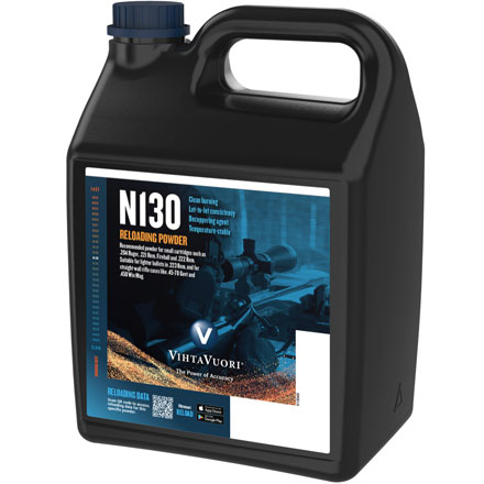 VihtaVuori N130 Smokeless Rifle Powder (8 lbs)