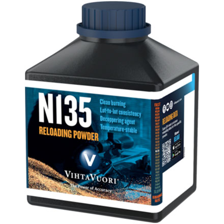 VihtaVuori N135 Smokeless Rifle Powder (1 lb)