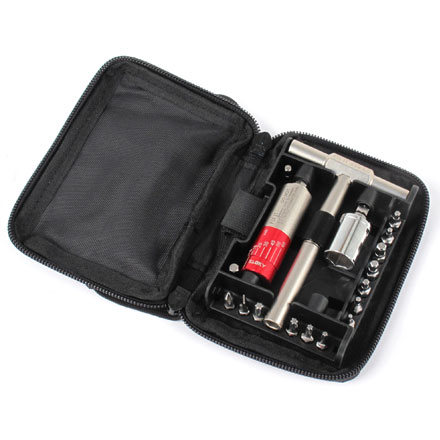 Fix It Sticks All In One Torque Driver Kit With T Wrench 15 Bits And Case (15 to 65 Inch Pounds)