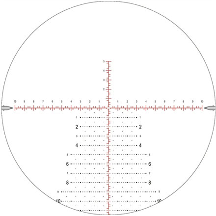 NX8 - 2.5-20X50mm F1 - ZeroStop - .1 Mil-Radian - DigIllum - PTL - Mil-XT Reticle, Matte Finish