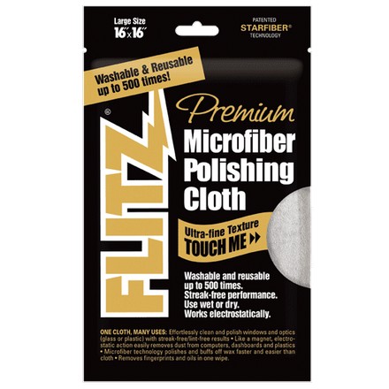 Microfiber Polishing Cloth 16x16" (Gray)