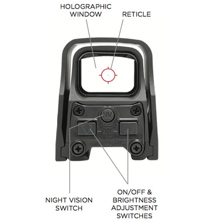 Holographic Weapon Sight Model 552 With 65 MOA