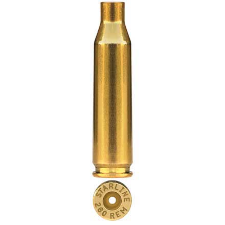 Starline Unprimed Rifle Brass 260 Remington 100 Count