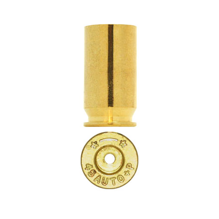 45 Auto +P Unprimed Pistol Brass 500 Count