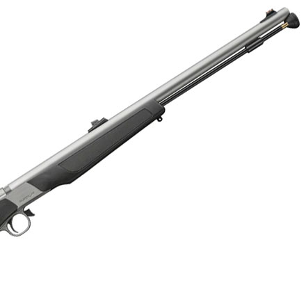 Wolf V2 50 Caliber Muzzleloader 24 Inch 1:28 Twist Stainless Steel Barrel Black Synthetic Stock Fibe