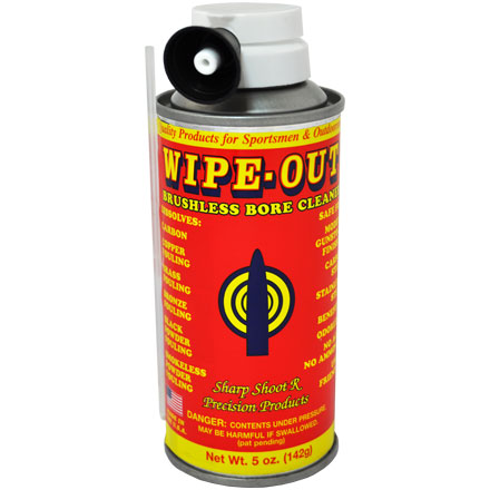 Wipe-Out Brushless Foaming Bore Cleaner 5 Oz Aerosol
