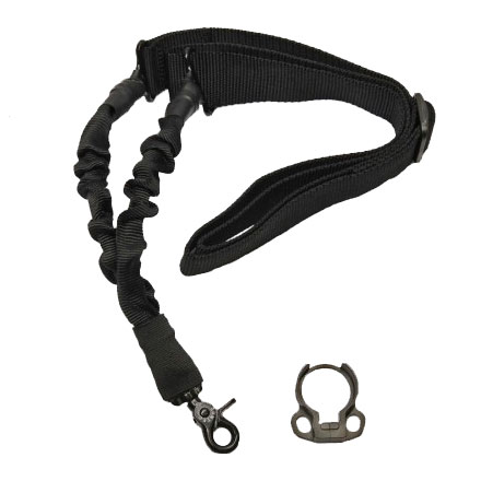 AR15 Single Point Sling With QD Snap Hook and QD Ambi Bolt on Sling Adapter Combo Kit